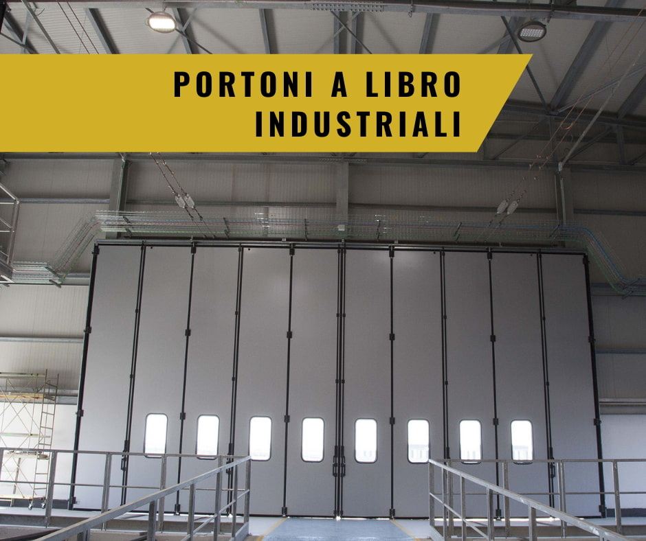Portoni a libro industriali